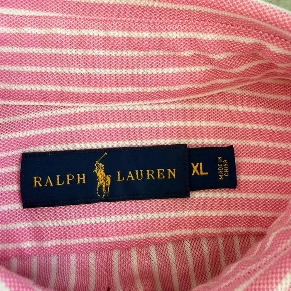 Ralph Lauren Men's Classic Fit Striped Stretch Oxford Shirt Size XL - Picture 10 of 17